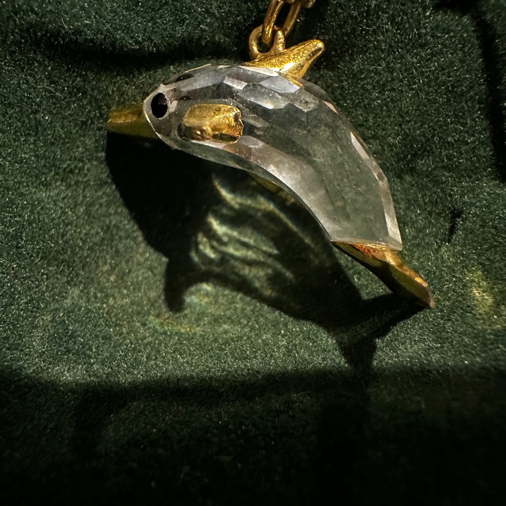 Swarovski Crystal Dolphin Necklace